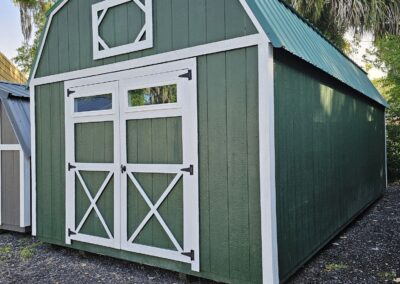 lofted barn sheds - Flagler County Florida - Bunnell, Ormond Beach, Dayton Beach FL